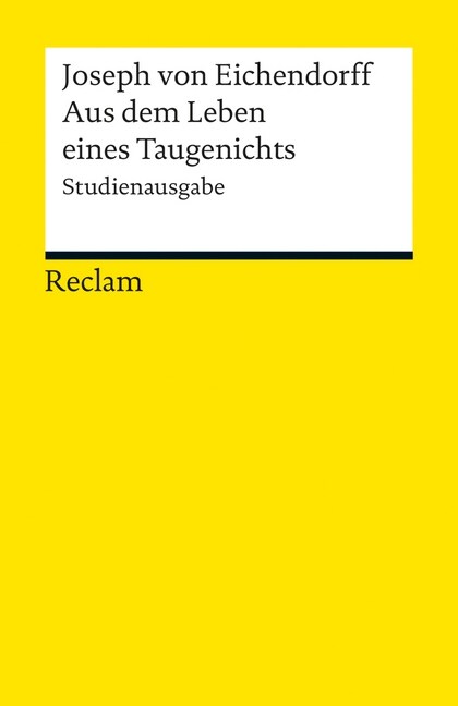 Aus dem Leben eines Taugenichts (Paperback)