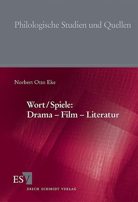 Wort/Spiele: Drama - Film - Literatur (Paperback)