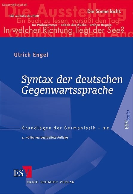 Syntax der deutschen Gegenwartssprache (Paperback)