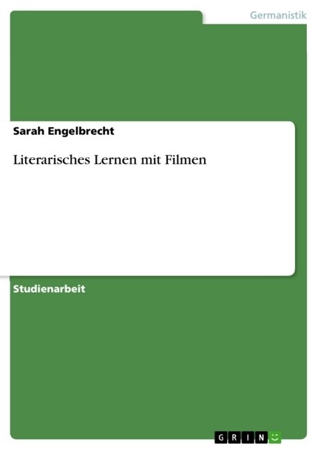 Literarisches Lernen mit Filmen (Paperback)