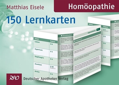 Homoopathie - 150 Lernkarten (Cards)