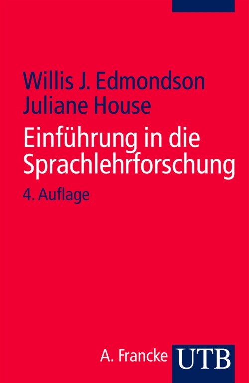 Einfuhrung in die Sprachlehrforschung (Paperback)