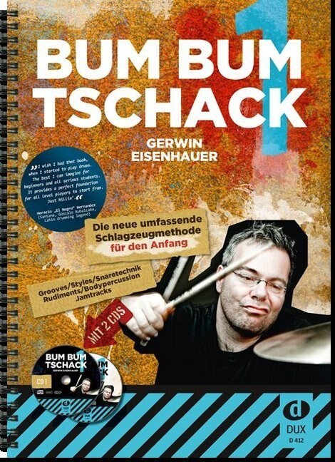 Bum Bum Tschack, fur Schlagzeug, m. 2 Audio-CDs. Bd.1 (Sheet Music)