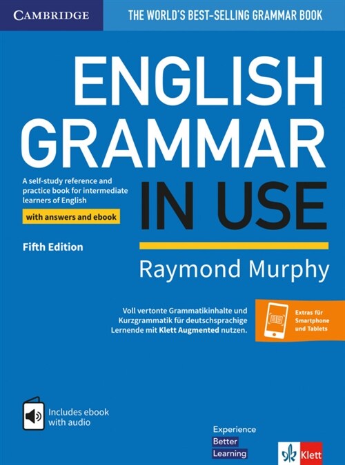 English Grammar in Use Book with Answers and eBook and Augmented App Klett Edition: Self-Study Reference and Practice Book for Intermediate Learners o (Paperback, 5, Revised)
