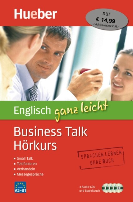 Englisch ganz leicht - Business Talk Horkurs, 4 Audio-CDs + Begleitbuch (CD-Audio)