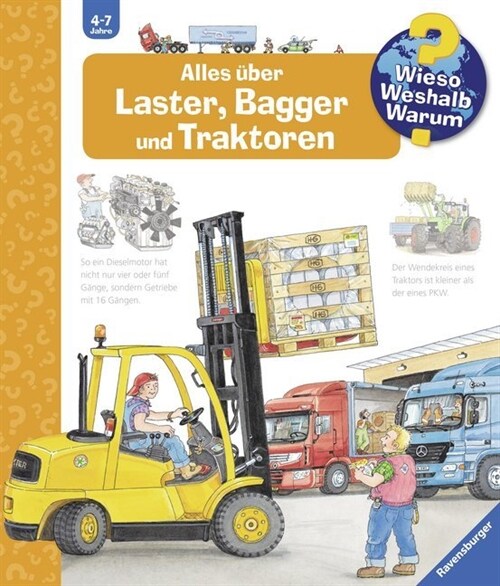 Alles uber Laster, Bagger und Traktoren (Hardcover)