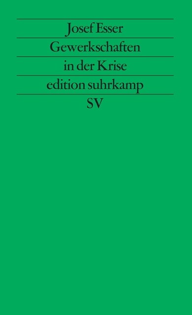 Gewerkschaften in der Krise (Paperback)