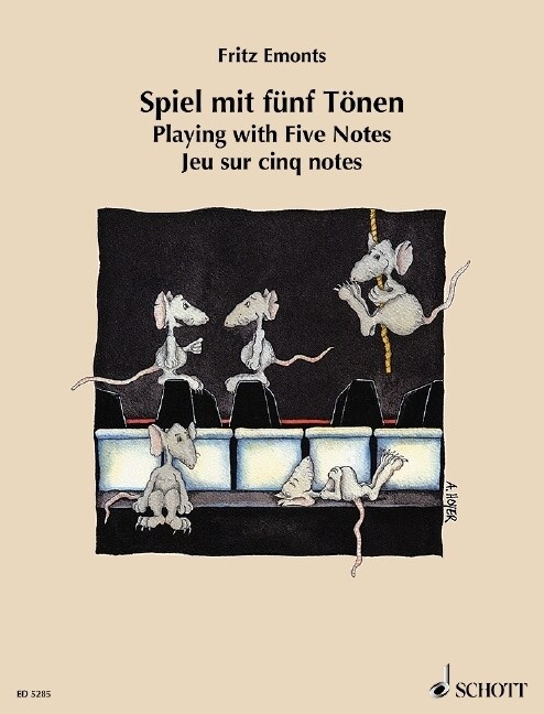 Spiel mit 5 Tonen. Playing with Five Notes. Jeu sur cinq notes, fur Klavier (Sheet Music)