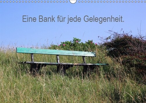 Eine Bank fur jede Gelegenheit. (Wandkalender 2019 DIN A3 quer) (Calendar)