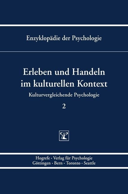 Erleben und Handeln im kulturellen Kontext (Hardcover)