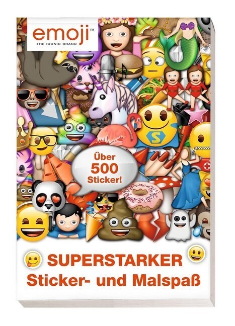 Emoji: Superstarker Sticker- und Malspaß (Paperback)