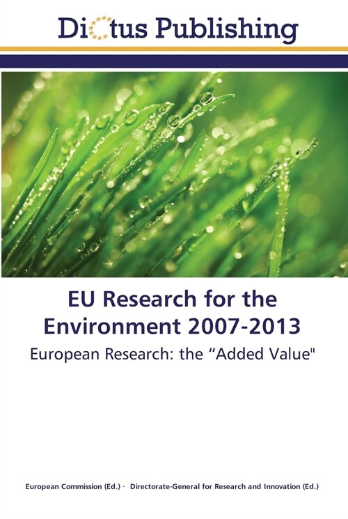 EU Research for the Environment 2007-2013 (Paperback)