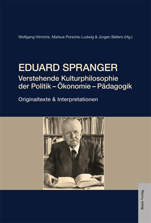 Eduard Spranger (Paperback)