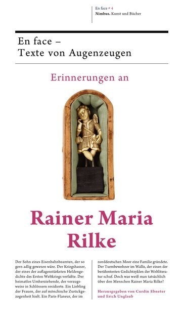 Erinnerungen an Rainer Maria Rilke, 2 Bde. (Paperback)