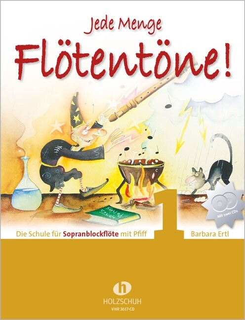 Jede Menge Flotentone! Fur Sopranblockflote, m. 2 Audio-CDs. Bd.1 (Sheet Music)