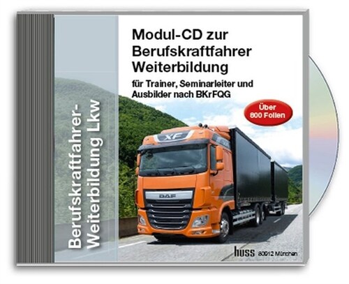 Berufskraftfahrer-Weiterbildung -LKW, Trainer CD-ROM (CD-ROM)