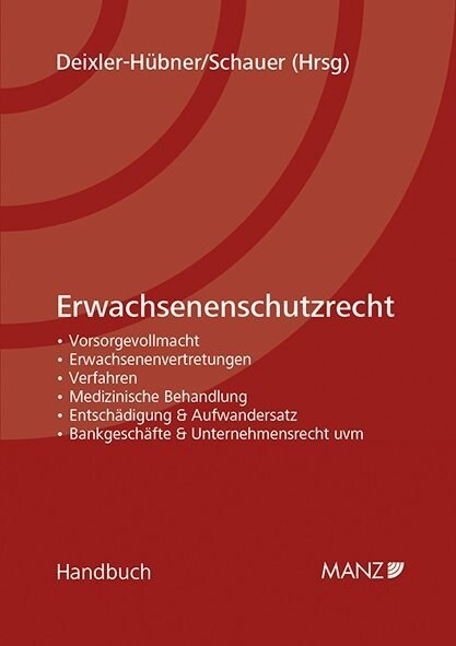 Erwachsenenschutzrecht (f. Osterreich) (Hardcover)