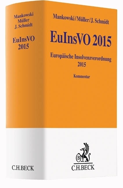 EuInsVO, Europaische Insolvenzordnung 2015, Kommentar (Hardcover)