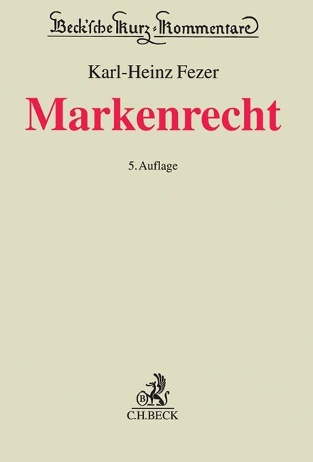 Markenrecht (MarkenR) (Hardcover)