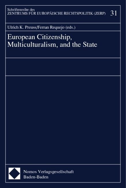 European Citizenship, Multiculturalism, and the State (Paperback)