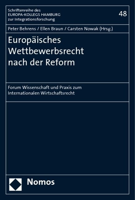 Europaisches Wettbewerbsrecht nach der Reform (Paperback)