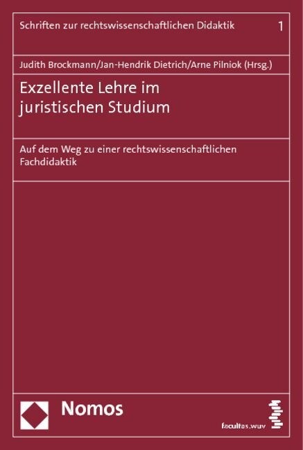 Exzellente Lehre Im Juristischen Studium: Auf Dem Weg Zu Einer Rechtswissenschaftlichen Fachdidaktik (Paperback)