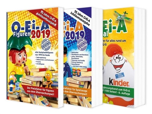 O-Ei-A Figuren 2019 / O-Ei-A Spielzeug 2019 / O-Ei-A Spezial, 3 Bde. (Paperback)