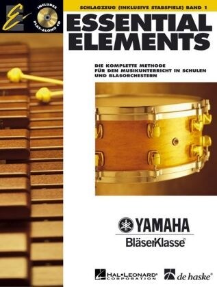 Essential Elements, fur Schlagzeug (inkl. Stabspiele), m. Audio-CD. Bd.1 (Sheet Music)