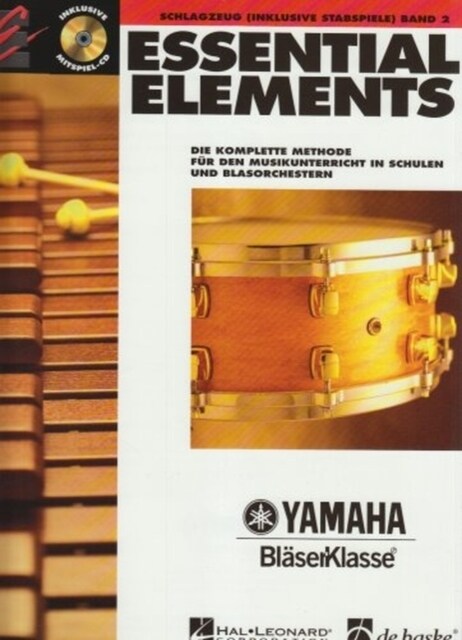Essential Elements, fur Schlagzeug (inkl. Stabspiele), m. 2 Audio-CDs. Bd.2 (Sheet Music)