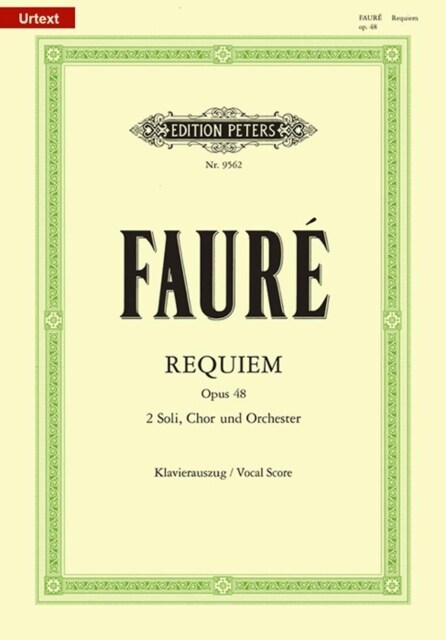Requiem Op.48 (Vocal Score) (Sheet Music)