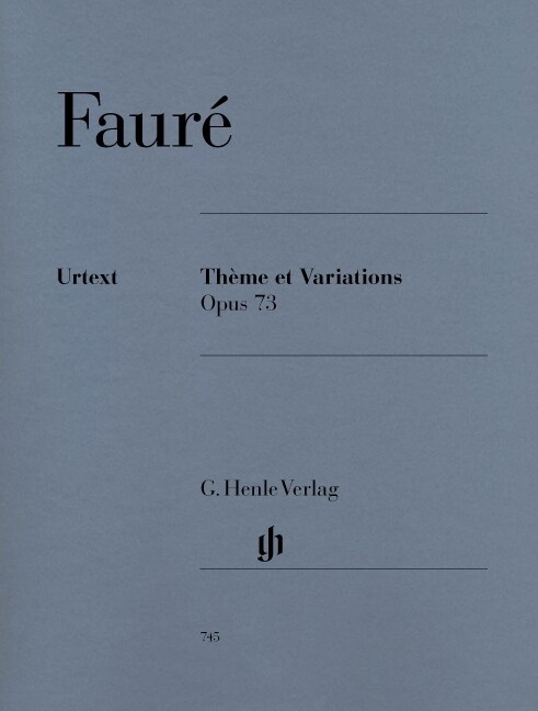 Theme et Variations op.73, Klavier (Sheet Music)