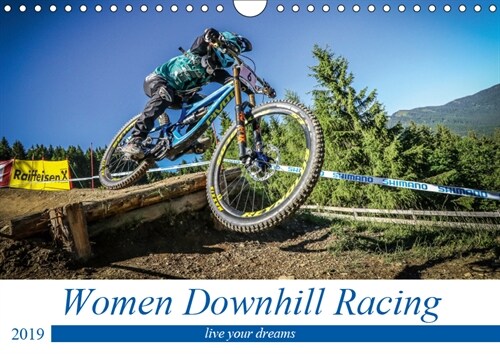 Women Downhill Racing (Wandkalender 2019 DIN A4 quer) (Calendar)