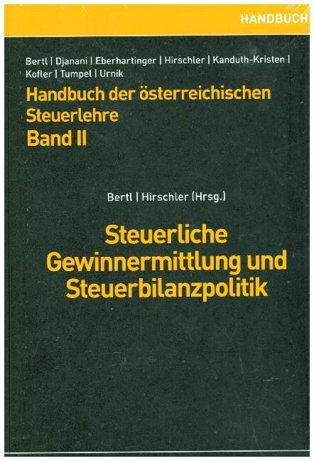 Handbuch der osterreichischen Steuerlehre, Band II (Hardcover)