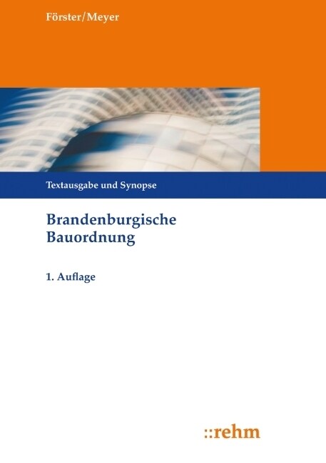 Brandenburgische Bauordnung (Paperback)