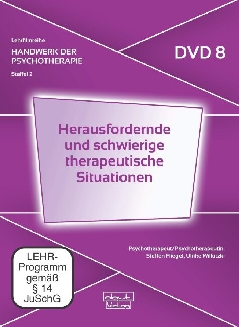 Herausfordernde und schwierige therapeutische Situationen, 1 DVD (DVD Video)