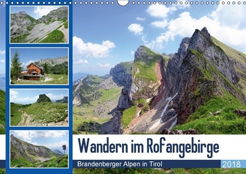 Wandern im Rofangebirge - Brandenberger Alpen in Tirol (Wandkalender 2018 DIN A3 quer) (Calendar)