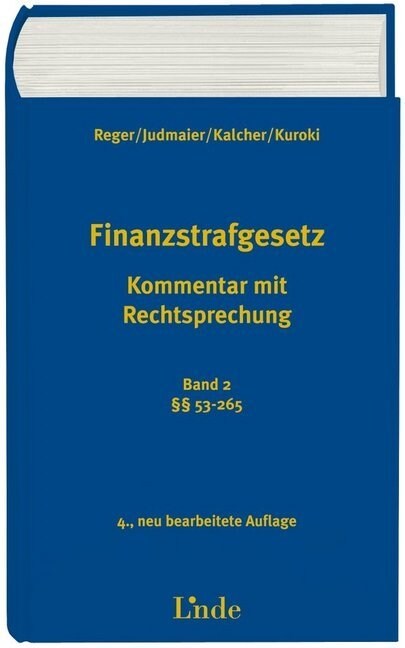 Finanzstrafgesetz  (FinStrG), Kommentar ((f. Osterreich). Bd.2 (Hardcover)