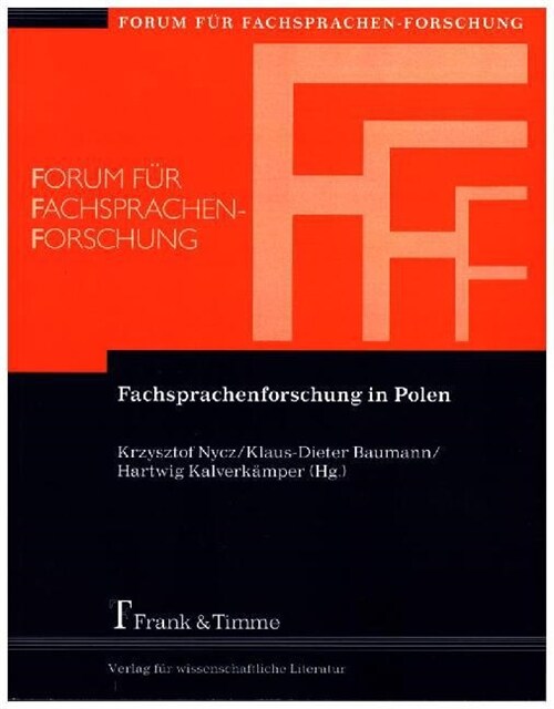 Fachsprachenforschung in Polen (Paperback)