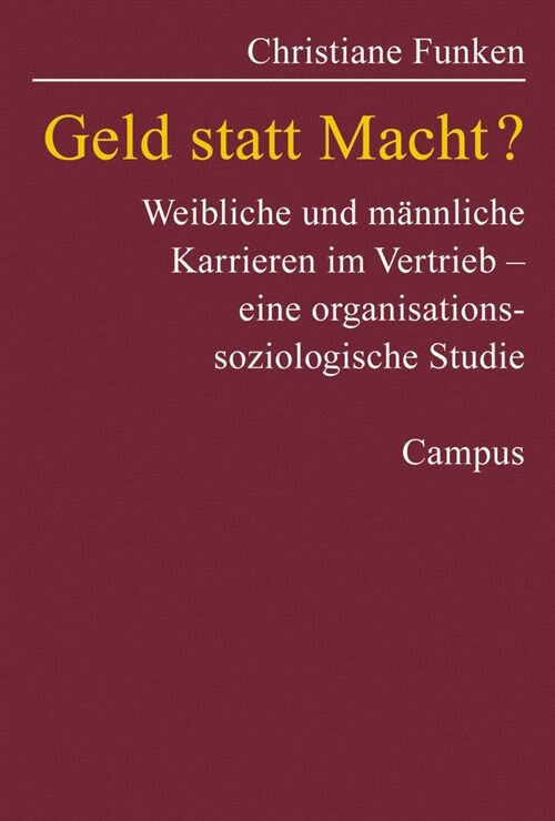 Geld statt Macht？ (Paperback)