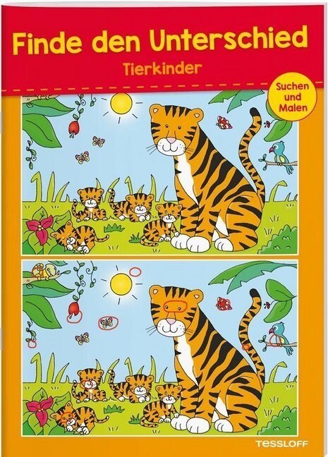 Finde den Unterschied Tierkinder (Paperback)