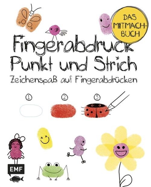 [중고] Fingerabdruck, Punkt und Strich - Das Mitmachbuch (Paperback)