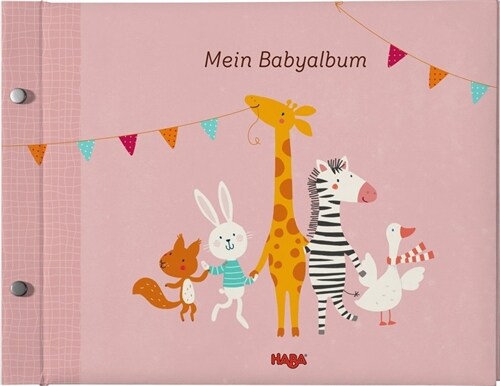 Mein Babyalbum, rose (Hardcover)