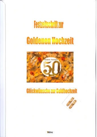 Festzeitschrift zur Goldenen Hochzeit (Loose-leaf)