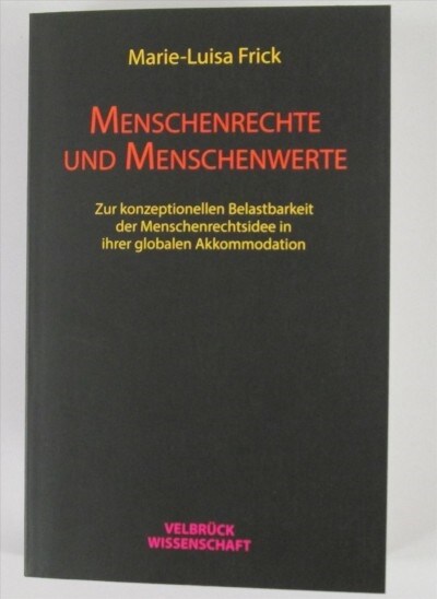 Menschenrechte und Menschenwerte (Paperback)