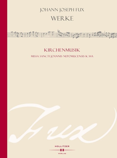 Kirchenmusik, Missa S. Joannis Nepomucensis K 34a (Sheet Music)