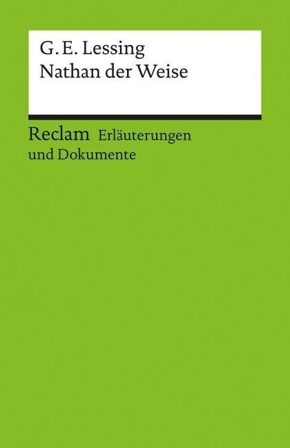 G.E. Lessing Nathan der Weise (Paperback)