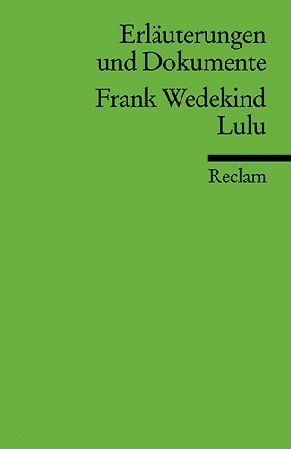 Frank Wedekind Lulu (Paperback)