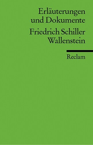 Friedrich Schiller Wallenstein (Paperback)