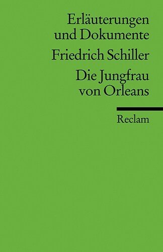 Friedrich Schiller Die Jungfrau von Orleans (Paperback)