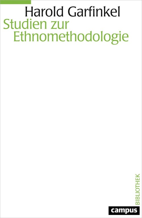 Studien zur Ethnomethodologie (Paperback)